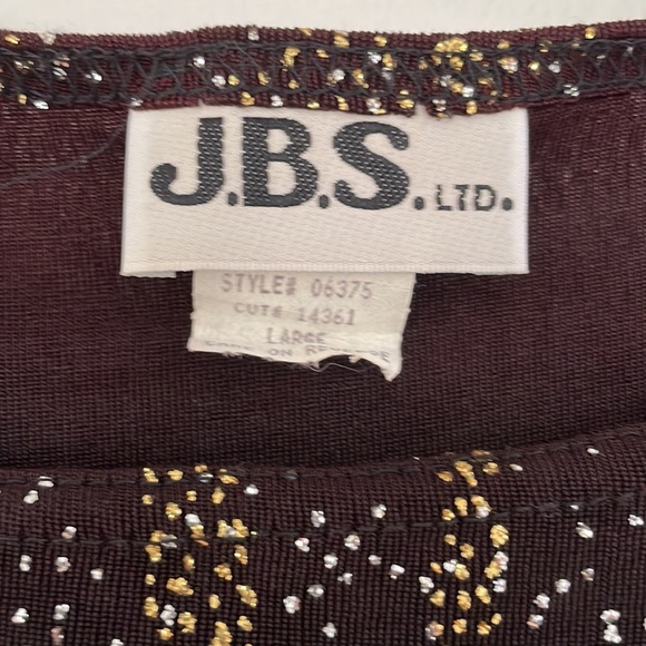 JBS sparkly shirt large black with gold and silver sparkles party shirt NYE - Picture 2 of 10